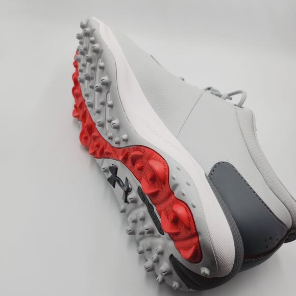 Mens Size 9.5 Under Armour Golf Shoes UA Drive Glide Spikeless White 6006123-014 main image 5
